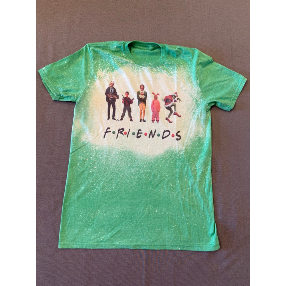 Christmas Tee Size M “Friends” Elf, Home Alone, Clark Griswold, Ralphie, Grinch - Picture 6 of 6